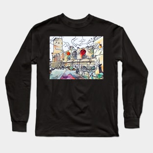 Kandinsky meets Arles, motif 2 Long Sleeve T-Shirt